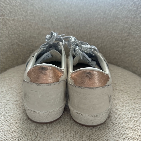 Golden Goose Ball Star Sneaker White, green, copper silver lace NIB Auth women - Picture 8 of 9